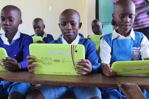 Laptops for pupils in Kenya