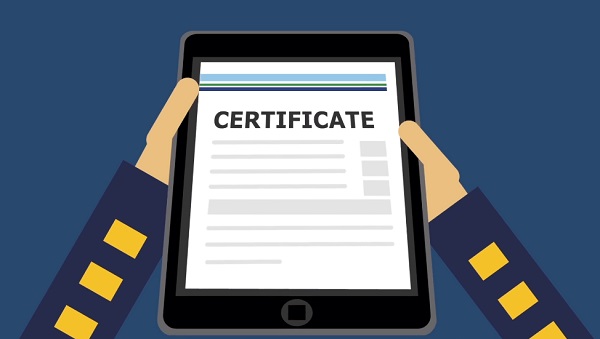 Electronic certificates