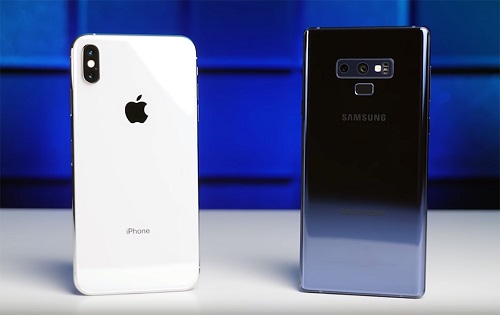 iPhone Xmas and Samsung Galaxy Note 9