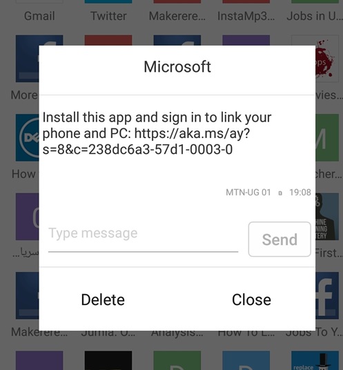Linking Android phone to Windows 10 your phone app