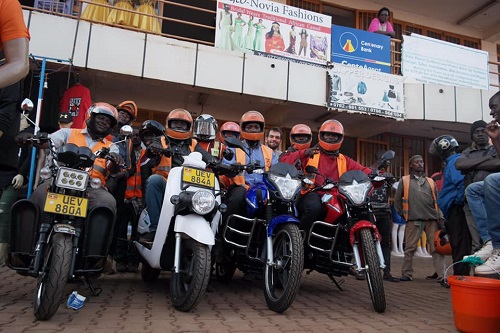 SafeBoda riders were among the first people to use Zembo motorcycles
