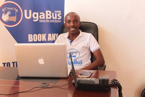 UgaBus founder and team leader Ronald Hakiza