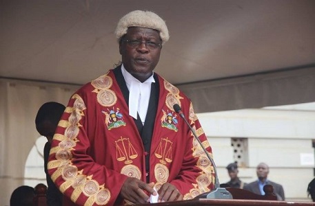Chief Justice Bart Katureebe announces Uganda will file court cases online