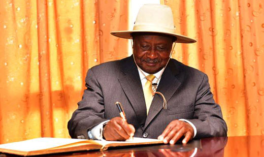 v Museveni signs off law on mobile money
