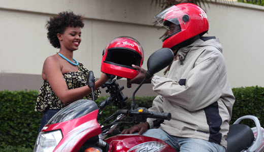 ride-hailing Rwanda cashless payments Yego Innovision