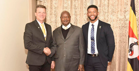 MTN Group CEO Rob Shuter meets Museveni
