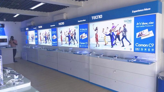 Tecno Mobile shops in Uganda