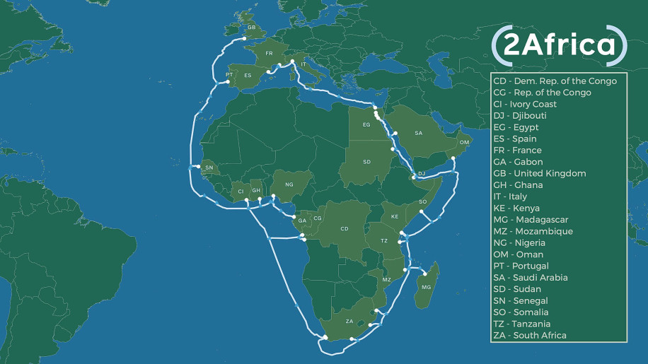 2africa subsea cable