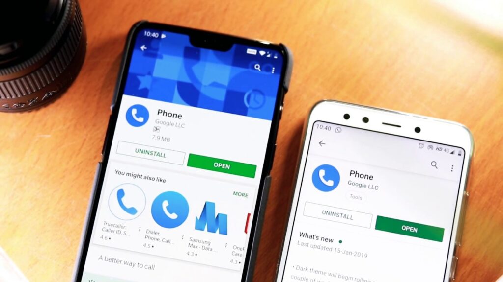 record calls google phone app