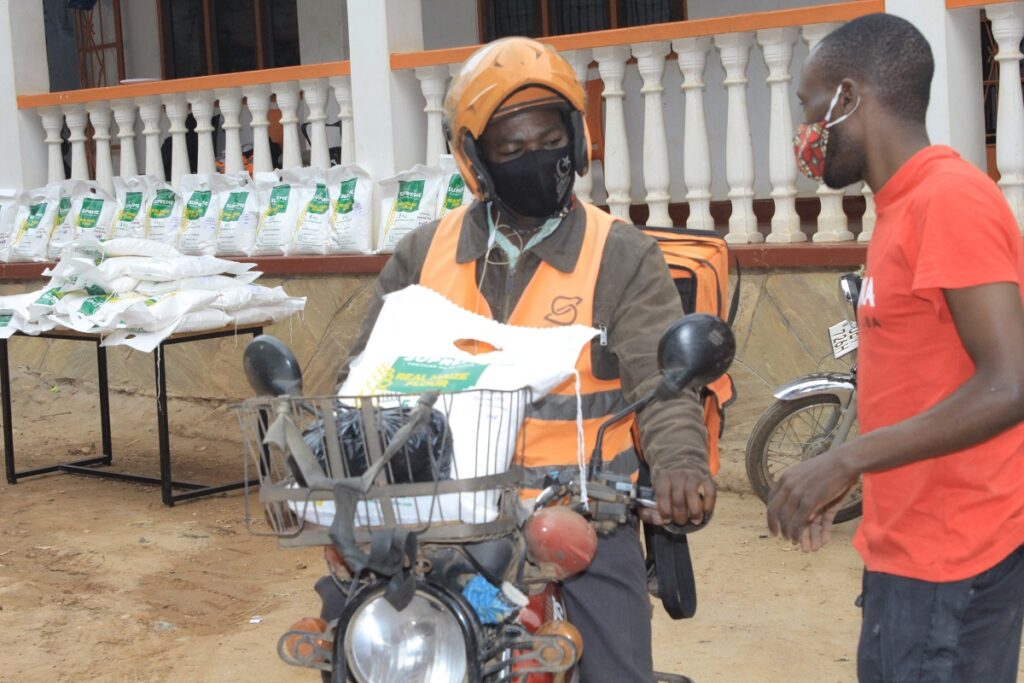SafeBoda donates food supplies to over 3000 drivers
